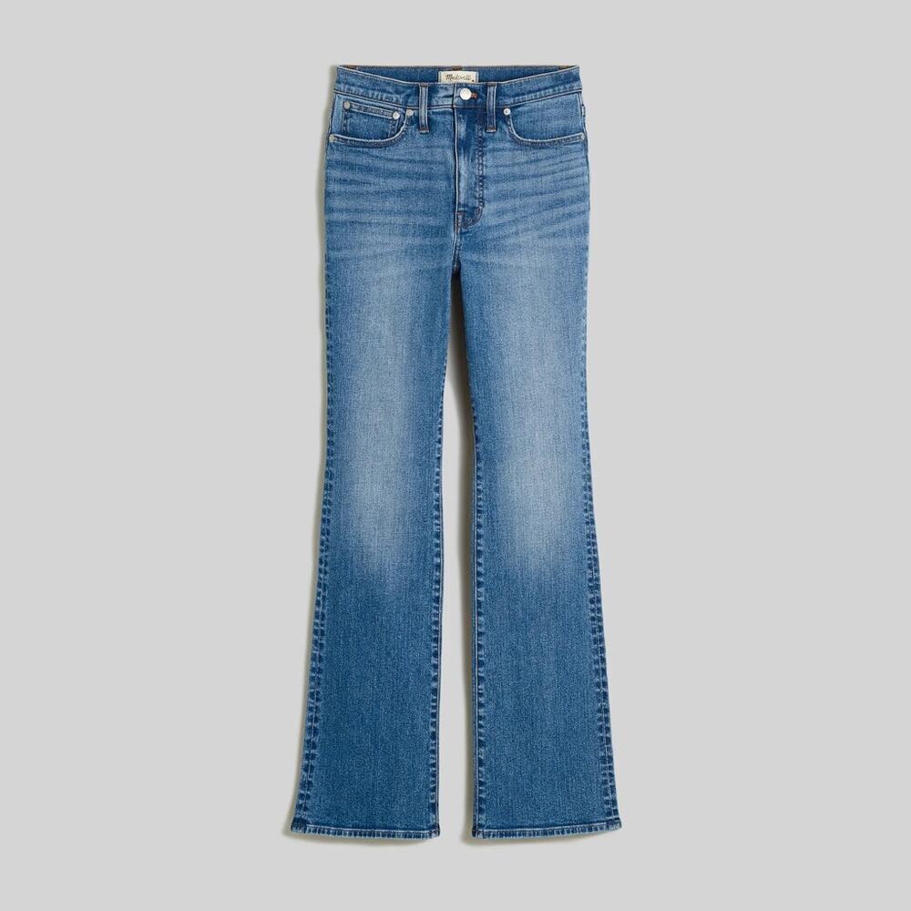 Madewell 11" High Rise Skinny Flare Jeans Fairson Wash size 32 - Picture 6 of 16